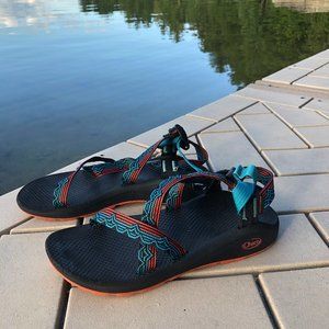 Chaco Women's  Z/Cloud Size 10 Blip Teal Open-Toed Sandals